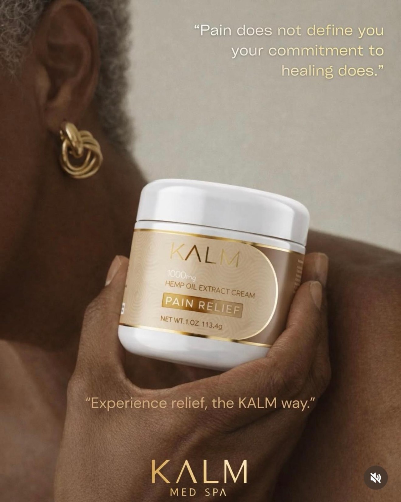 Kalm Hemp Oil Pain Relief Cream