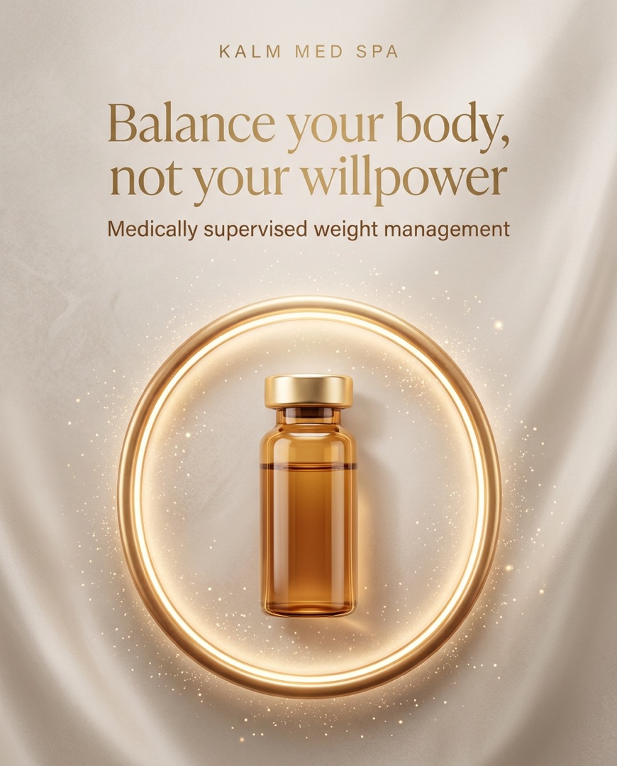 Kalm Med Spa medical weight management social post